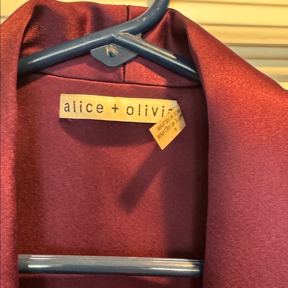 Alice and Olivia Macey Velvet Blazer - Picture 2 of 6
